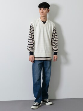 sakasaさん（メンズ・180cm）の春コーディネート