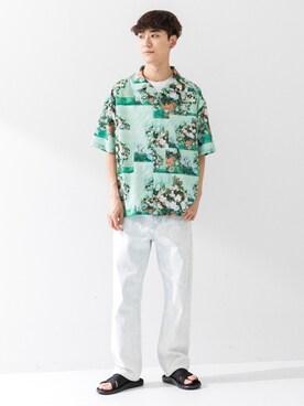 sakasaさん（メンズ・180cm）の夏コーディネート