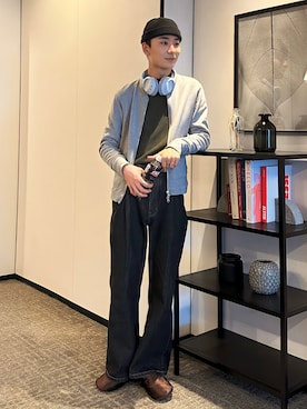 「KENZO（ケンゾー）のアイテム（ジャケット/アウター）」を使った、sakasaさん（メンズ・180cm）の冬コーディネート