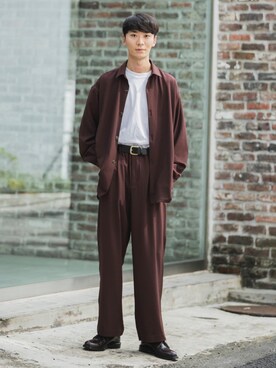 sakasaさん（メンズ・180cm）の秋コーディネート