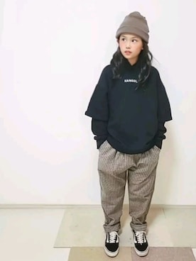 「MPS（エムピーエス）のアイテム」を使った、risa.ronoさん（レディース・158cm）の秋コーディネート