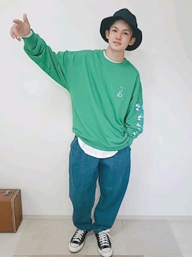 「Right-on（ライトオン）のアイテム」を使った、risa.ronoさん（レディース・158cm）の秋コーディネート