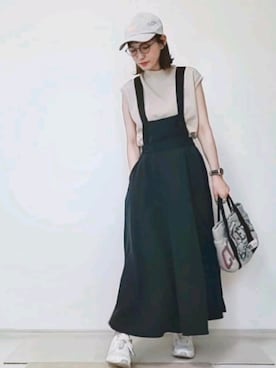 「甘辛mix」｜risa.ronoさん（レディース・158cm）の夏コーディネート