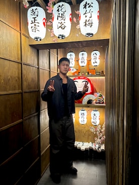 「ASICS（アシックス）のアイテム」を使った、Hanssukiyaさん（骨格ナチュラル・メンズ・188cm）の冬コーディネート