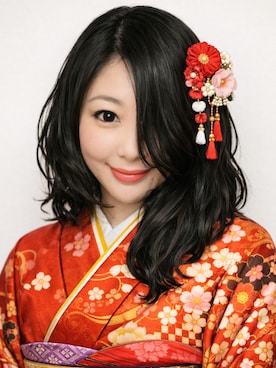 「アイテム（着物）」を使った、Sayaka(さやか)さん（レディース・169cm）の冬コーディネート