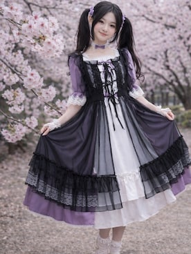「Chalmiere（シャルミエール）のアイテム」を使った、Sayakaさん（レディース・169cm）の春コーディネート