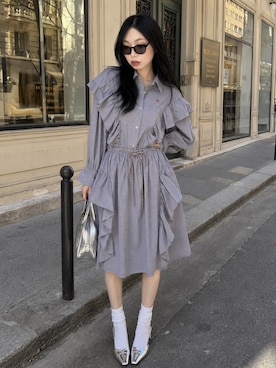 Vivienne Westwoodのスカートを使った人気ファッションコーディネート