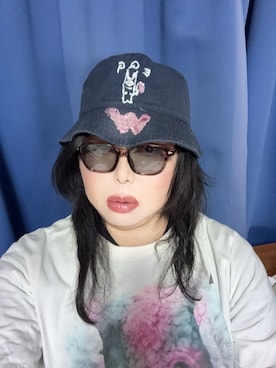「MILKBOY（ミルクボーイ）のアイテム」を使った、Sayakaさん（レディース・169cm）の春コーディネート