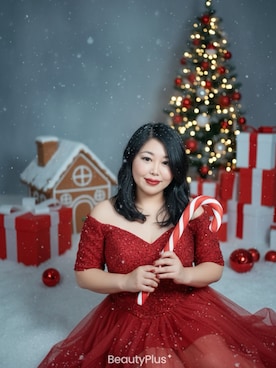 「アイテム（ドレス）」を使った、Sayaka(さやか)さん（レディース・169cm）の冬コーディネート