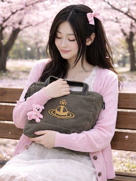 「no brand（ノーブランド）のアイテム（ワンピース/ドレス）」を使った、Sayakaさん（レディース・169cm）の春コーディネート