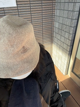 「アイテム（マフラー）」を使った、Sayakaさん（レディース・169cm）の秋コーディネート