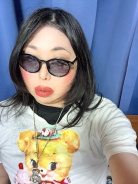 「Vivienne Westwood MAN（ヴィヴィアンウエストウッドマン）のアイテム（Tシャツ/カットソー、ホワイト系）」を使った、Sayakaさん（レディース・169cm）の春コーディネート