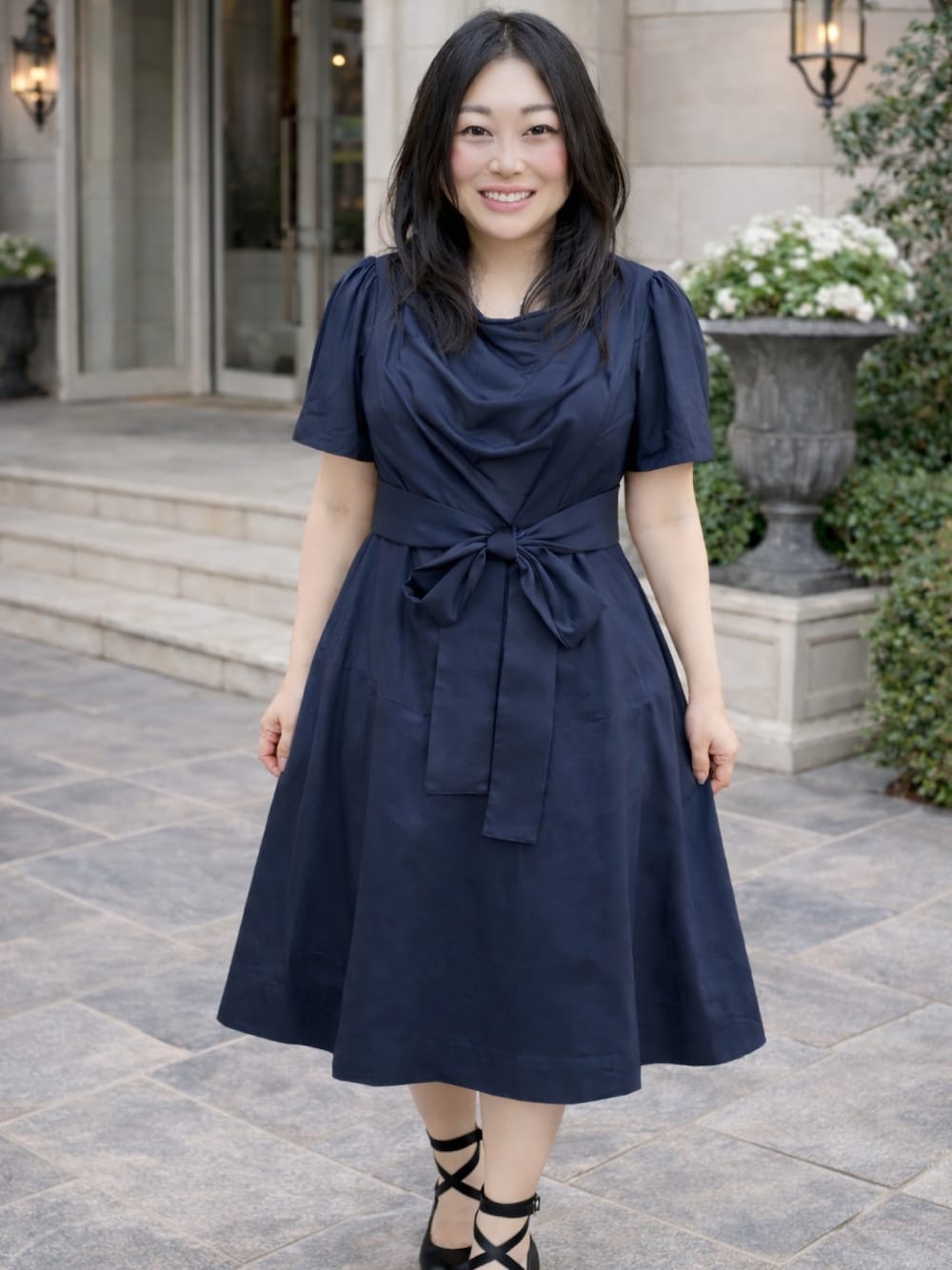 Vivienne Westwoodのワンピース（ブルー系）を使った人気ファッション