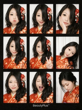 「アイテム（水着/着物・浴衣）」を使った、Sayaka(さやか)さん（レディース・169cm）の冬コーディネート