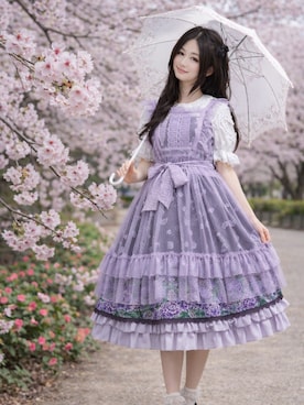 「Chalmiere（シャルミエール）のアイテム」を使った、Sayakaさん（レディース・169cm）の春コーディネート