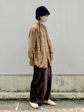 ORIÉNT MILLINERYさん（レディース・158cm）の冬コーディネート