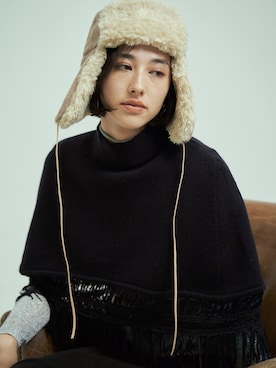 「耳付き帽子」｜ORIÉNT MILLINERYさん（レディース・172cm）の春コーディネート