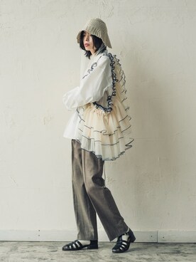 ORIÉNT MILLINERYさん(レディース・168cm)の春コーディネート