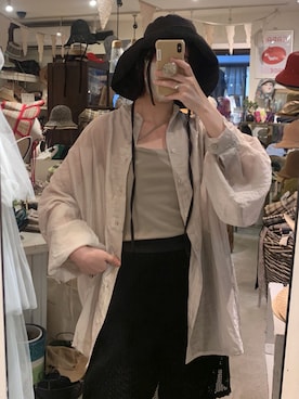 「ORIENT MILLINERY（オリエント ミリナリー）のアイテム」を使った、ORIÉNT MILLINERYさん（レディース・158cm）の夏コーディネート