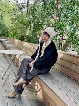 ORIÉNT MILLINERYさん(レディース・158cm)の冬コーディネート