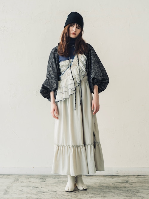 限定販売】DORA TIER TULLE - MIDI/チュールフリルバッグ - ミディ 