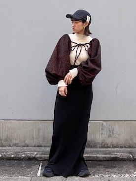 ORIÉNT MILLINERYさん（レディース・158cm）の春コーディネート