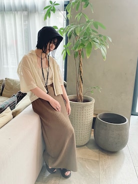 「ハットコーデ」｜ORIÉNT MILLINERYさん（レディース・158cm）の秋コーディネート