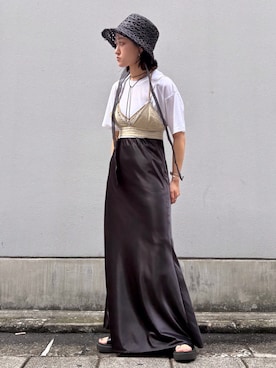 ORIÉNT MILLINERYさん（レディース・158cm）の夏コーディネート