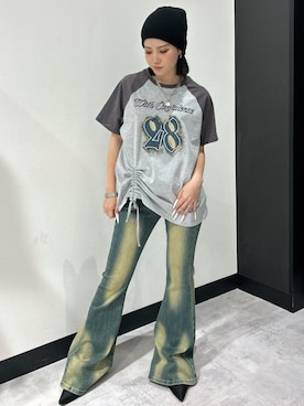「アイテム（パンプス）」を使った、Amikaさん（レディース・150cm）の夏コーディネート
