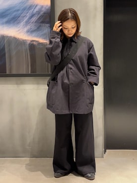 「アイテム（その他アウター）」を使った、myu0425さん（レディース・163cm）の秋コーディネート