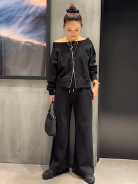 「COLONY 2139（コロニートゥーワンスリーナイン）のアイテム（Tシャツ/カットソー）」を使った、myu0425さん（レディース・163cm）の秋コーディネート