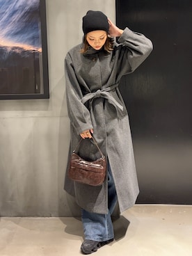 「アイテム（ハンドバッグ）」を使った、myu0425さん（レディース・163cm）の秋コーディネート