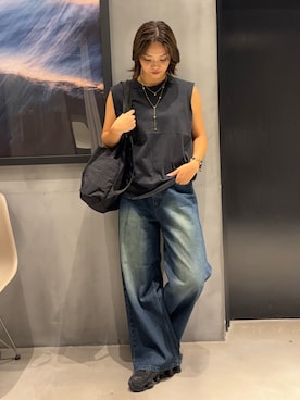 「paradigm（パラダイム）のアイテム」を使った、myu0425さん（レディース・163cm）の夏コーディネート