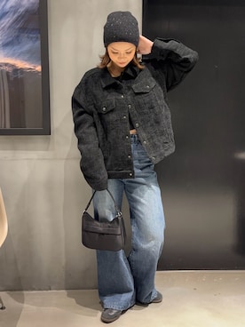 「COLONY 2139（コロニートゥーワンスリーナイン）のアイテム（帽子）」を使った、myu0425さん（レディース・163cm）の秋コーディネート