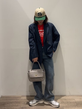 「COLONY 2139（コロニートゥーワンスリーナイン）のアイテム（バッグ）」を使った、myu0425さん（レディース・163cm）の春コーディネート