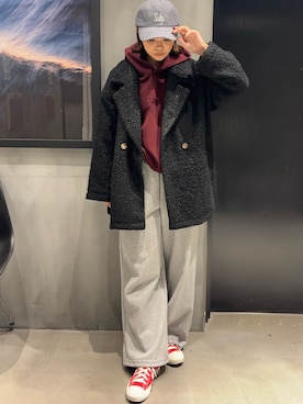 「COLONY 2139（コロニートゥーワンスリーナイン）のアイテム（帽子）」を使った、myu0425さん（レディース・163cm）の秋コーディネート