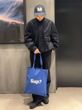 「アイテム（ブルゾン）」を使った、myu0425さん（レディース・163cm）の秋コーディネート