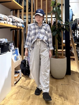 「THE NORTH FACE（ザノースフェイス）の【THE NORTH FACE(ザ・ノース・フェイス)】VALLEY CD CAP（WOMEN）（キャップ）」を使った、momokaさん（レディース・159cm・30代）の秋コーディネート