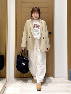 momokaさん（レディース・159cm）の冬コーディネート