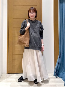 「アイテム（ハンドバッグ）」を使った、momokaさん（レディース・159cm・30代）の夏コーディネート