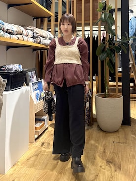 「アイテム（その他トップス）」を使った、momokaさん（レディース・159cm・30代）の秋コーディネート