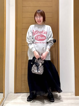 「アイテム（スウェット）」を使った、momokaさん（レディース・159cm・30代）の夏コーディネート