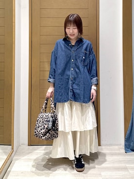 「アイテム（インナーウェア/肌着）」を使った、momokaさん（レディース・159cm）の秋コーディネート