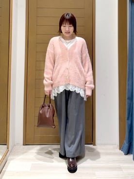 「アイテム（ハンドバッグ）」を使った、momokaさん（レディース・159cm・30代）の秋コーディネート