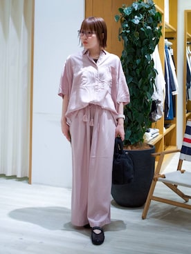 「BAYFLOW（ベイフロー）のアイテム（トップス）」を使った、momokaさん（レディース・159cm）の春コーディネート