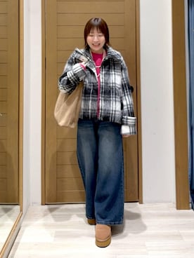 「アイテム（ハンドバッグ）」を使った、momokaさん（レディース・159cm・30代）の冬コーディネート