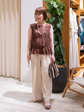 momokaさん(レディース・159cm)の夏コーディネート