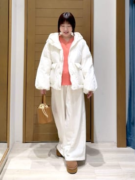 「アイテム（ハンドバッグ）」を使った、momokaさん（レディース・159cm・30代）の冬コーディネート