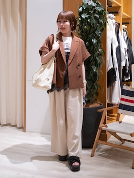 momokaさん（レディース・159cm）の夏コーディネート