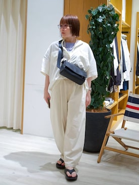 「BAYFLOW（ベイフロー）のアイテム（トップス）」を使った、momokaさん（レディース・159cm）の春コーディネート